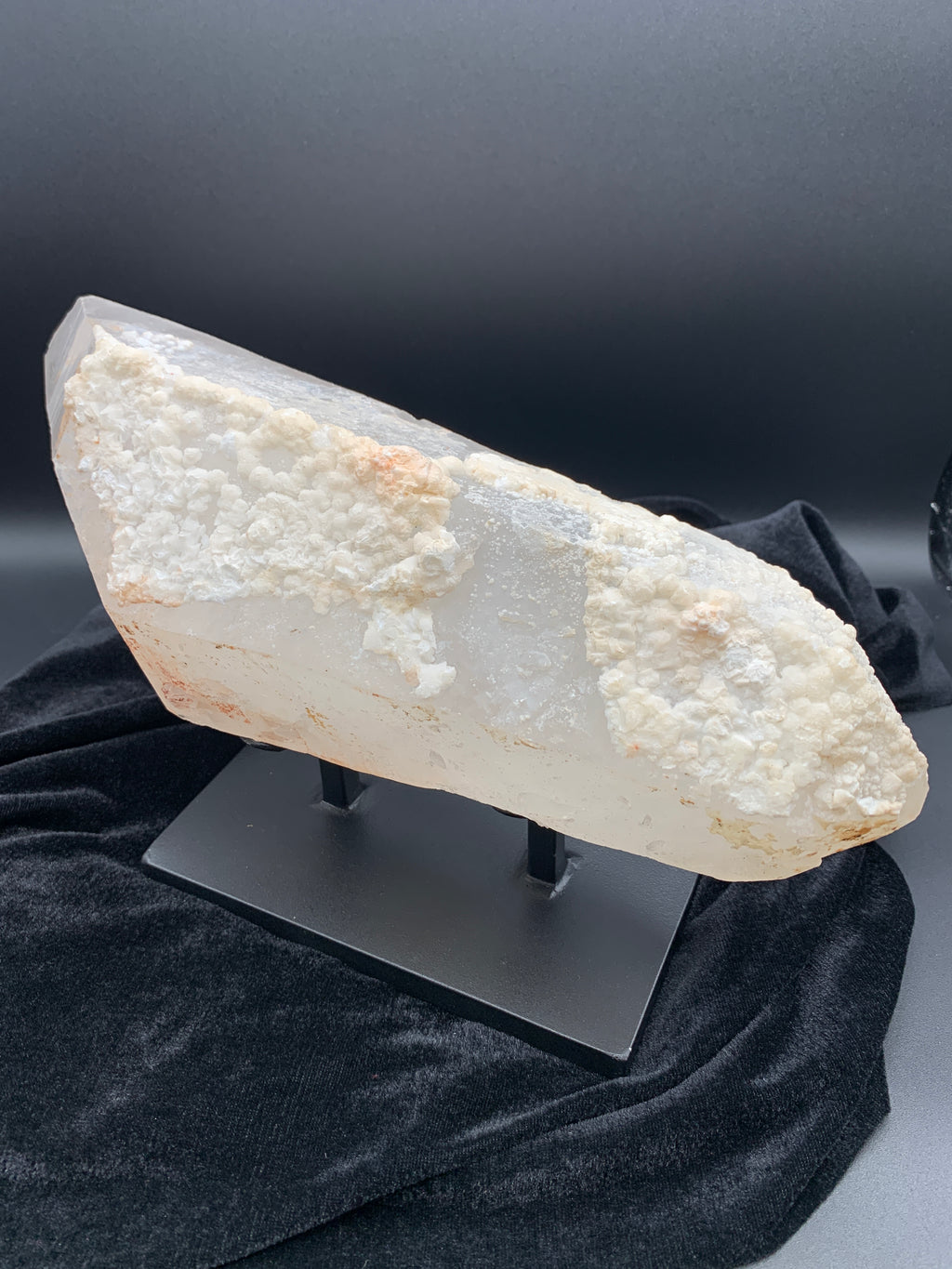 Kwarts, Calciet en Rode Hematiet - Laser