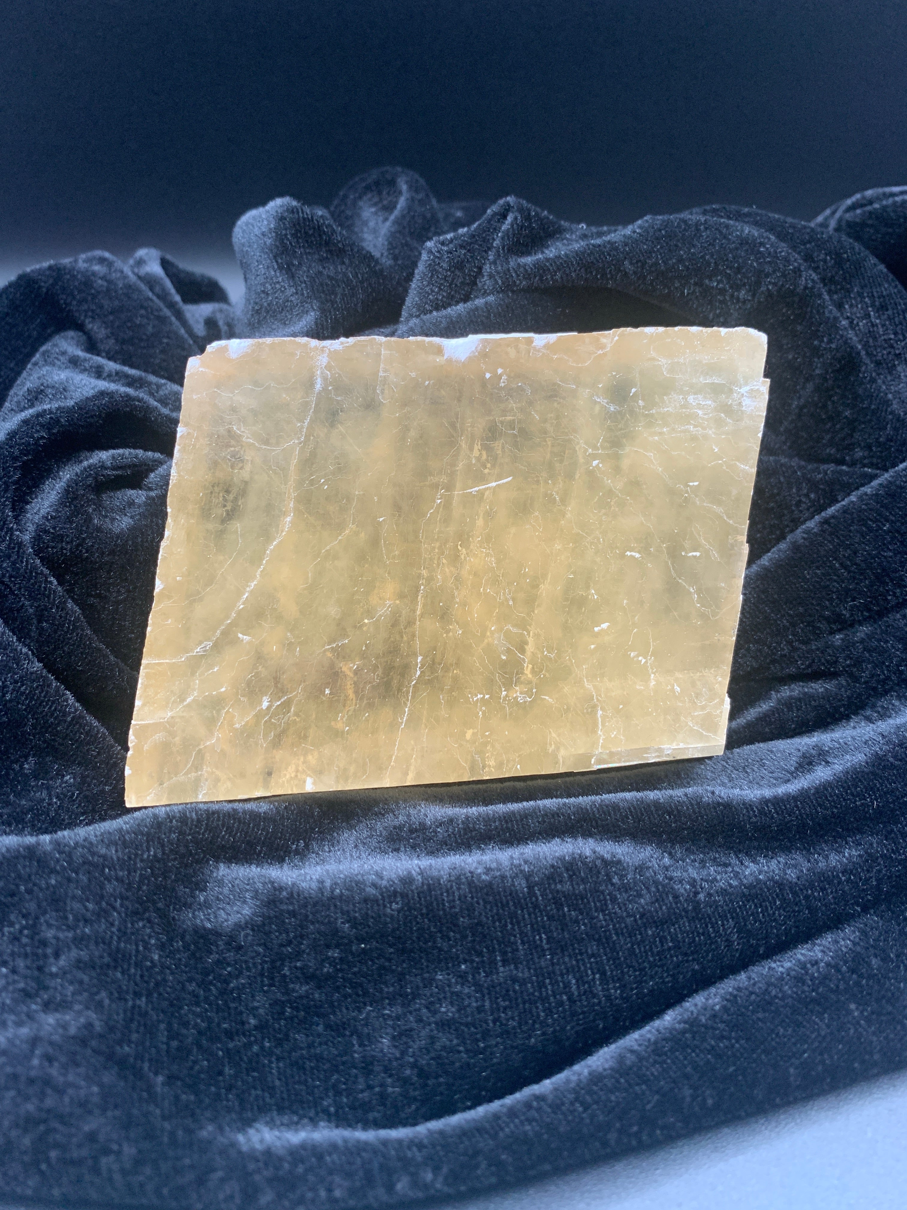 Optische Calciet (Geel) - Ruw