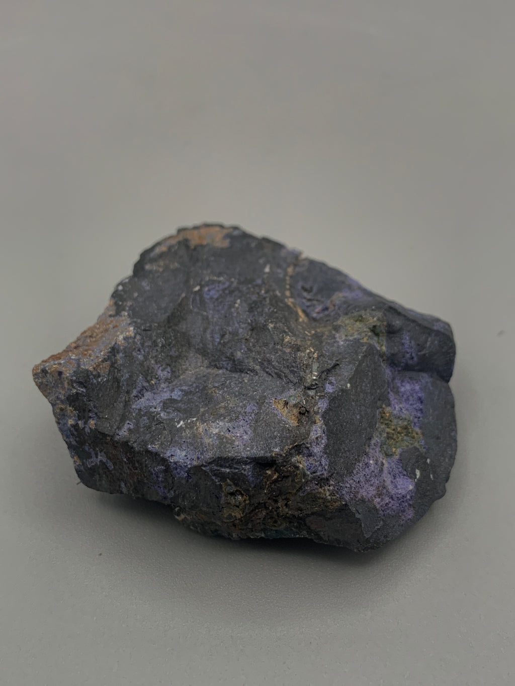 Blauwe Fosfosideriet met Wagneriet - Ruw