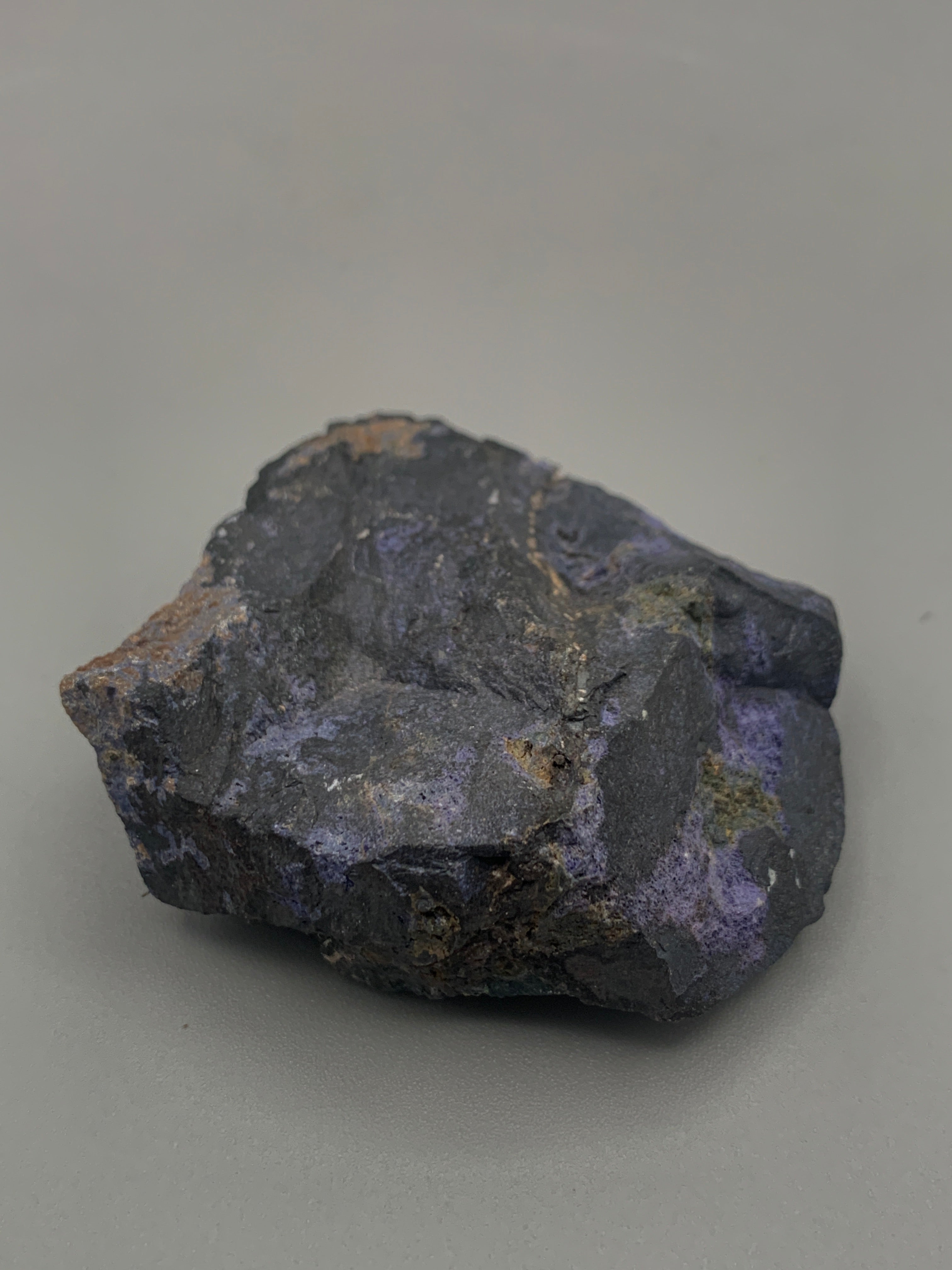 Blauwe Fosfosideriet met Wagneriet - Ruw