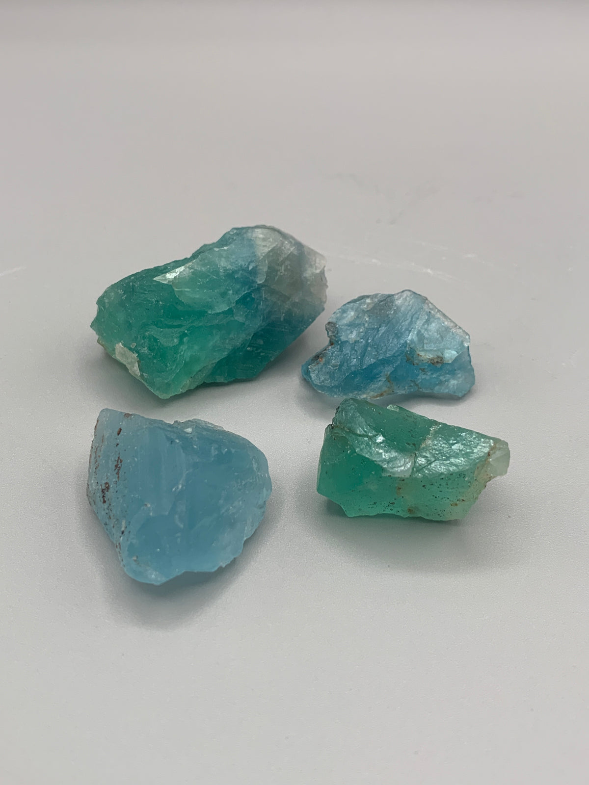 Fluoriet Blauwgroen (Zwarte Woud) - Ruw