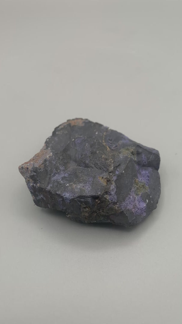 Blauwe Fosfosideriet met Wagneriet - Ruw